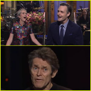 Will Forte's 'Saturday Night Live' Monologue Crashed by Kristen Wiig & Willem Dafoe - Watch!