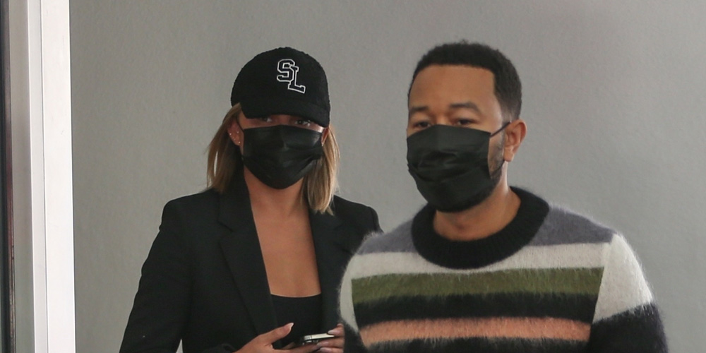 Chrissy Teigen & John Legend Go Out for a Valentine’s Day Breakfast in