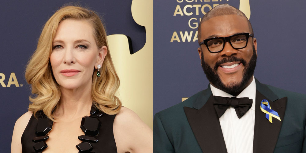 'Don't Look Up' Stars Cate Blanchett & Tyler Perry Hit the Red Carpet