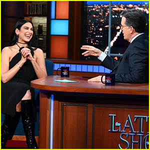 Dua Lipa Turned the Tables on Stephen Colbert & Interviewed Him, Creating a Truly Profound Moment (Video)