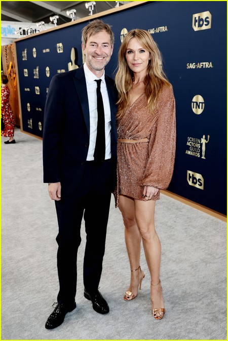 Mark Duplass with wife Katie Astleton at SAG Awards 2022