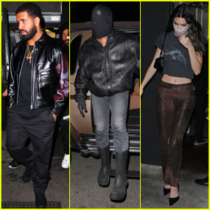 Kanye West, Drake & Kendall Jenner Attend Party at The Nice Guy in L.A.