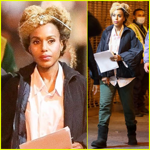 Kerry Washington Gets Into Character Filming 'The School For Good And Evil' in L.A.