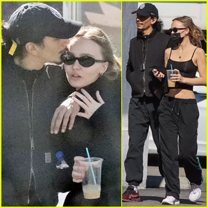 Lily-Rose Depp & Boyfriend Yassine Stein Pack on the PDA During Lunch Date
