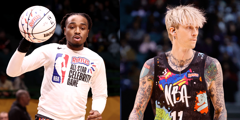 Machine Gun Kelly, Quavo & More Stars Play in NBA AllStar Celebrity