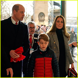 Prince William & Kate Middleton Take Their Son Prince George to Rugby Game in London - New Photos!