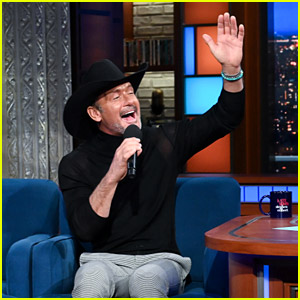 Tim McGraw Did a Flawless Cover of Elton John Just for Stephen Colbert - Watch Now!