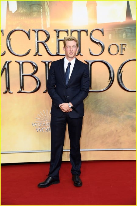 Callum Turner at the Fantastic Beasts 3 premiere in London