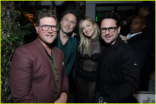 Zach Braff, Kate Hudson, J.J. Abrams at the CAA Pre-Oscars Party
