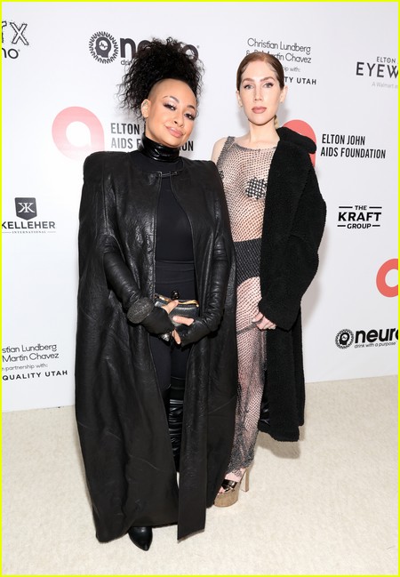 Raven-Symone, Miranda Maday at the Elton John Oscar Party 2022