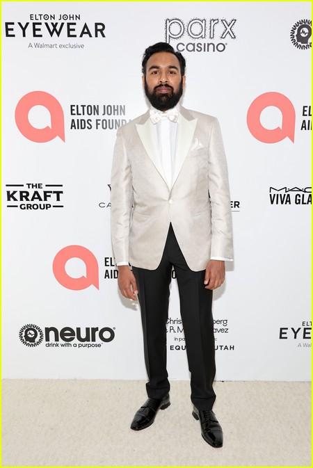 Himesh Patel at the Elton John Oscar Party 2022
