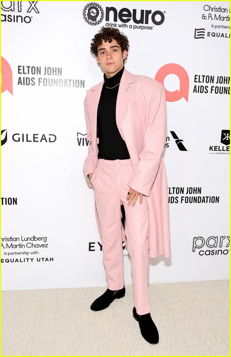 Joshua Bassett at the Elton John Oscar Party 2022