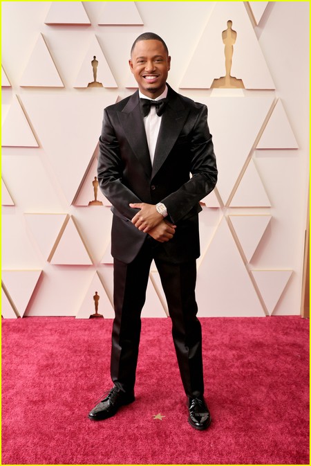 Terrence Jenkins on the Oscars 2022 red carpet