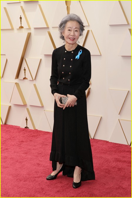 Youn Yuh-jung on the Oscars 2022 red carpet