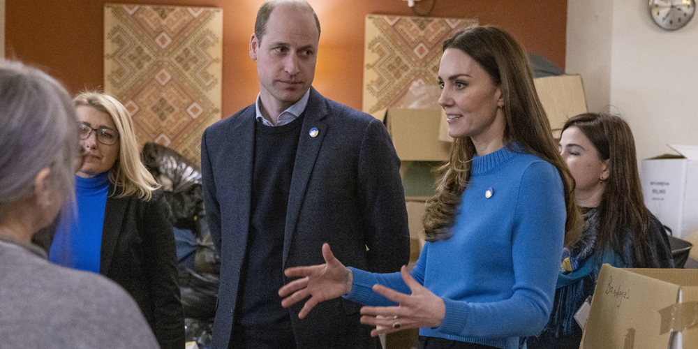 Prince William & Kate Middleton Visit Ukrainian Cultural Centre Amid