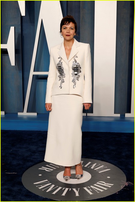 Maggie Gyllenhaal at the Vanity Fair Oscar Party 2022