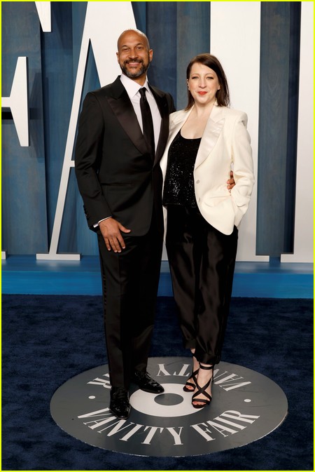 Keegan-Michael Key and Elle Key at the Vanity Fair Oscar Party 2022