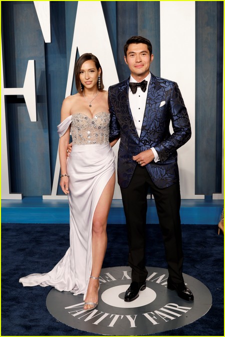 Liv Lo, Henry Golding at the Vanity Fair Oscar Party 2022