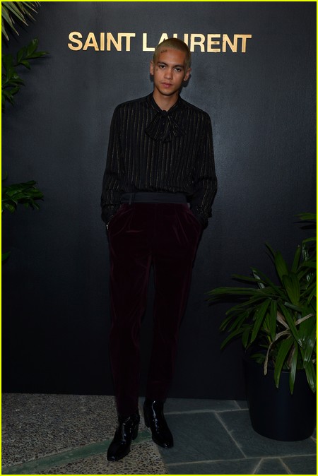 Dominic Fike at the Saint Laurent Pre-Oscars Party
