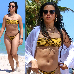 Camila Cabello Soaks Up the Sun in a Bikini at Miami Beach - New Photos!