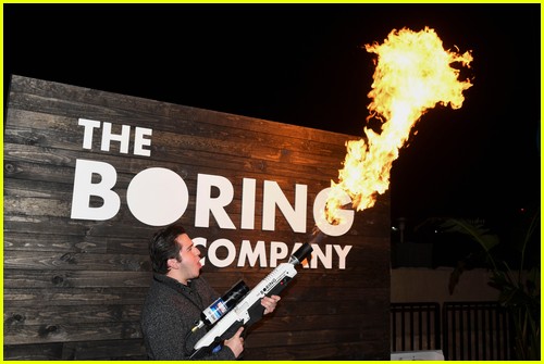 Elon Musk Flamethrower Boring Company