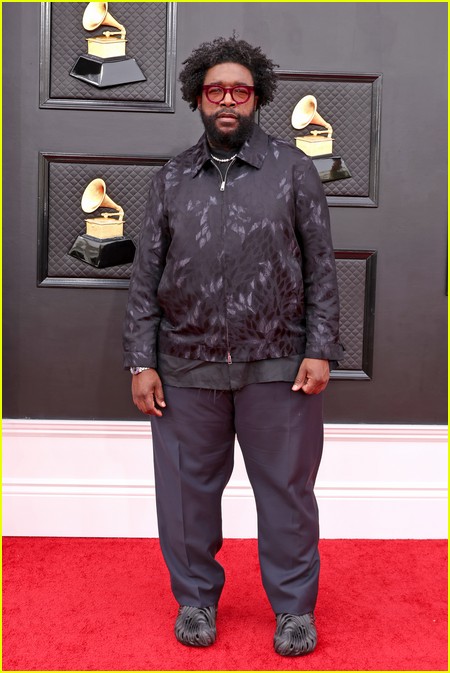 Questlove on the Grammys 2022 red carpet