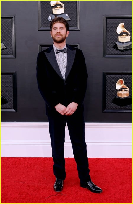 Ben Platt on the Grammys 2022 red carpet