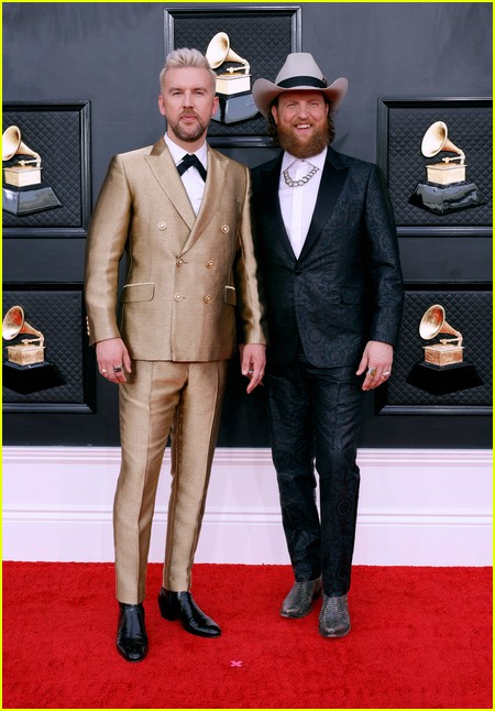 Brothers Osborne on the Grammys 2022 red carpet