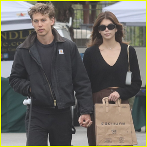 Kaia Gerber & Austin Butler Hold Hands During a Trip to the Farmer's Market