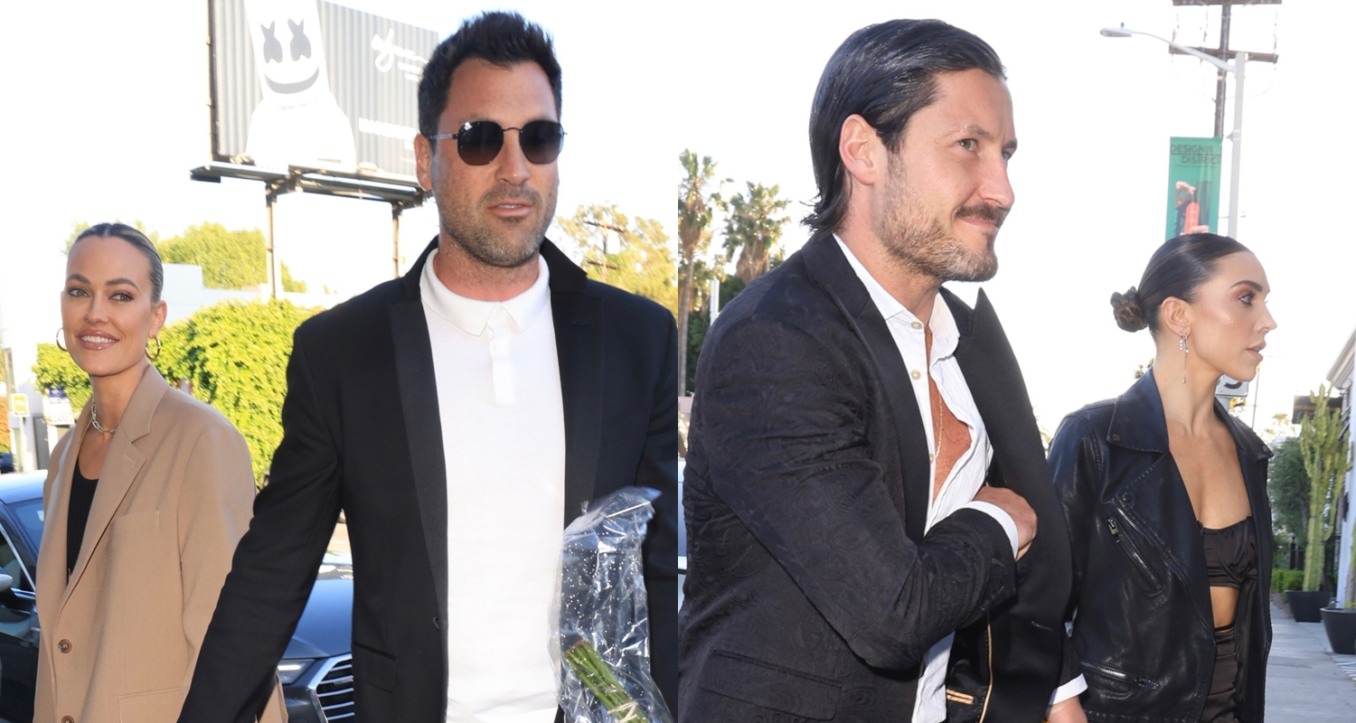 Maksim & Val Chmerkovskiy Double Date with Their Wives in West ...
