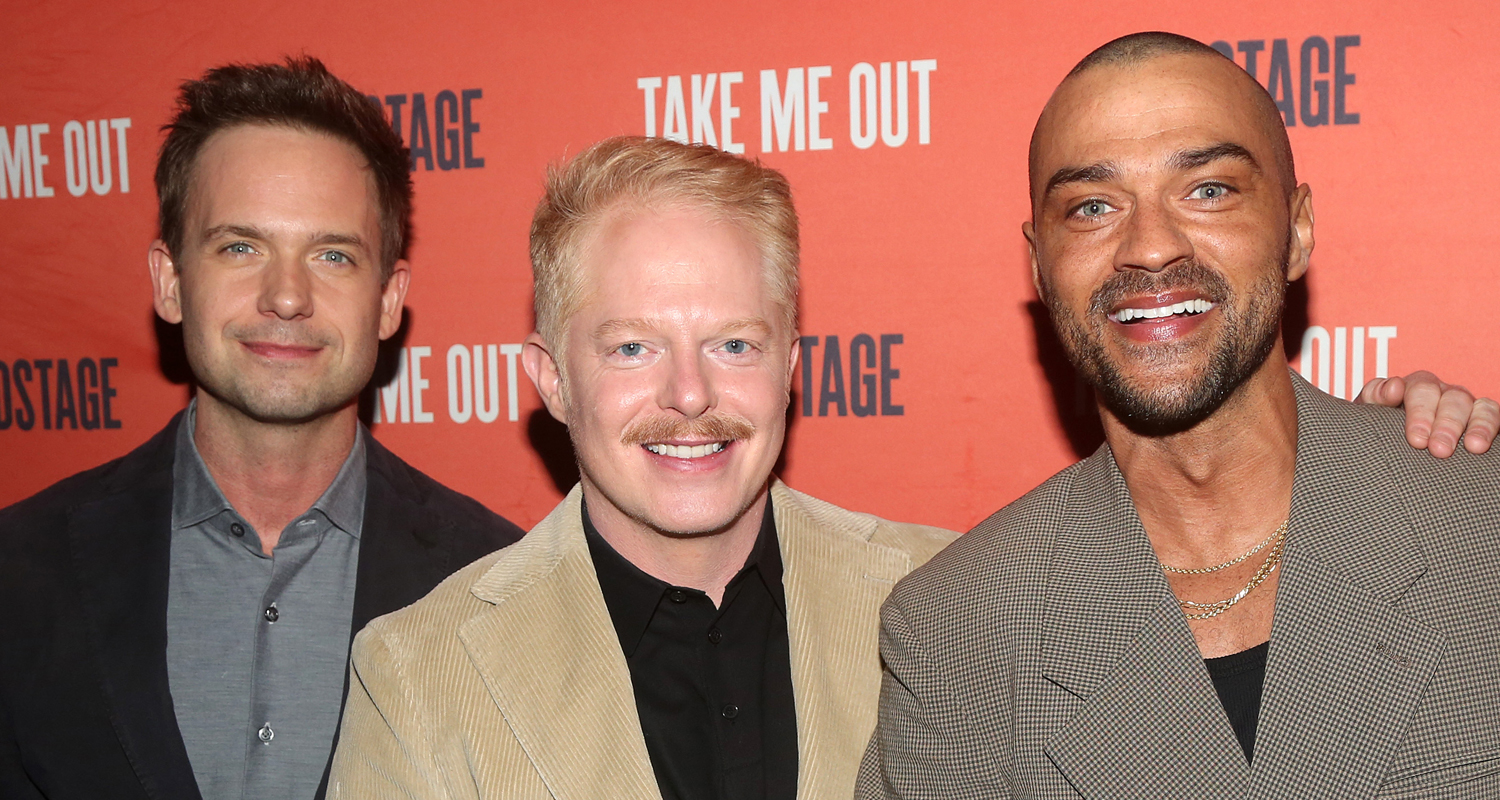 Jesse Williams, Patrick J. Adams, & Jesse Tyler Ferguson Celebrate Opening Night of Broadway's 'Take Me Out' | Brandon J. Dirden, Broadway, Carl Lundstedt, Eduardo Ramos, Hiram Delgado, Jesse Tyler Ferguson, Jesse Williams, Julian Cihi, Ken Marks, Michael Oberholtzer, Patrick J. Adams, Tyler Lansing Weaks - Vimarsana News