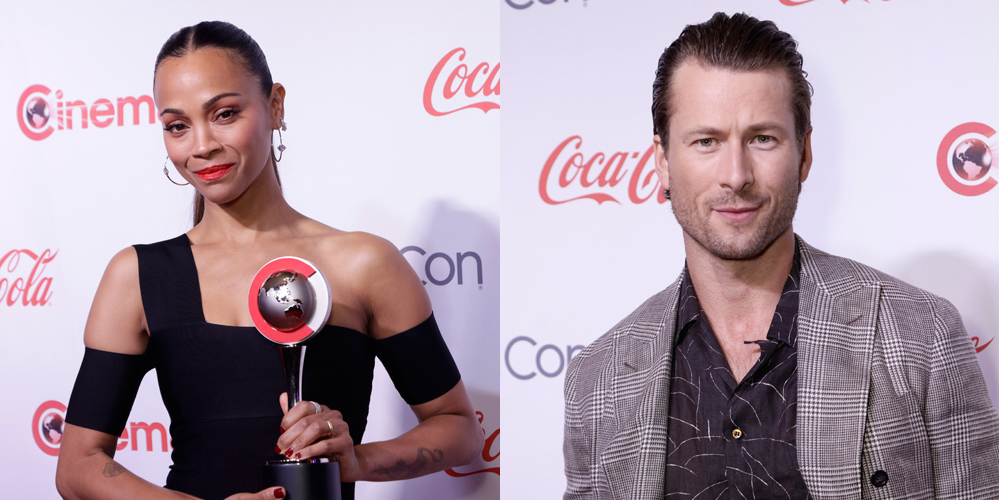 Zoe Saldana & Glen Powell Receive Awards on CinemaCon's Final Night | Billy Eichner, Glen Powell, Kim Cattrall, Leslie Bibb, Robert De Niro, Zoe Saldana - Vimarsana News