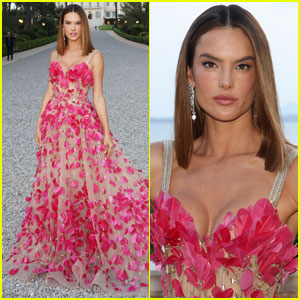 Alessandra Ambrosio Wows in Floral Gown at Celebration of Women in Cinema Gala