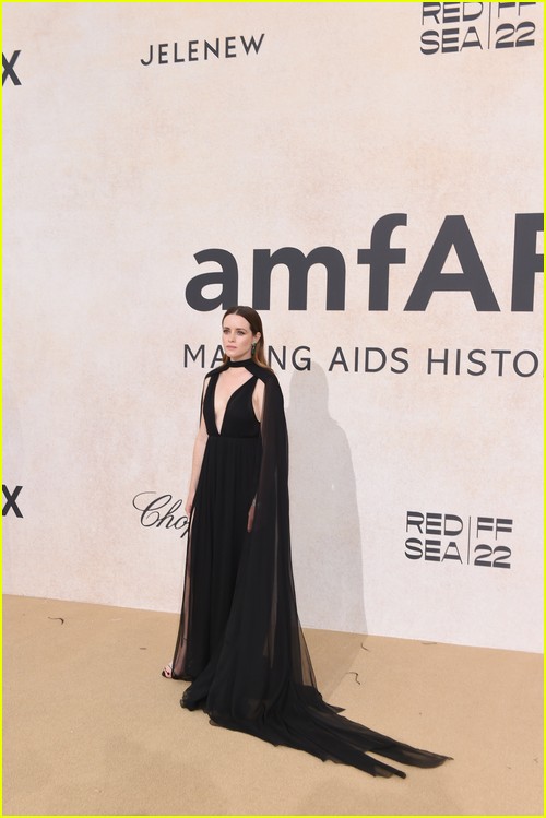 Claire Foy at the amfAR Gala in Cannes