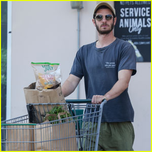 Andrew Garfield Stops by Erewhon Market to Do Some Grocery Shopping