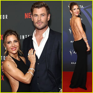Chris Hemsworth Supports Wife Elsa Pataky at 'Interceptor' Premiere in Sydney
