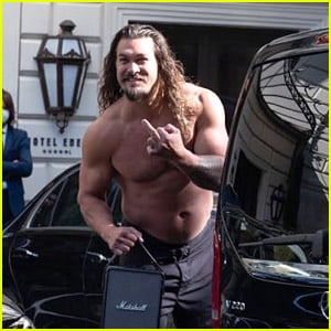 Jason Momoa Wraps 'Fast X' Rome Shoot, Goes Shirtless While Heading to Set in New Exclusive Photos!