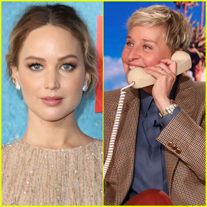 Jennifer Lawrence Says She Used to Pretend Ellen DeGeneres Was Interviewing Her While Sitting on the Toilet - Watch!