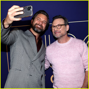 Joshua Jackson & Christian Slater Meet Up To Talk 'Dr. Death' at FYC Event in LA