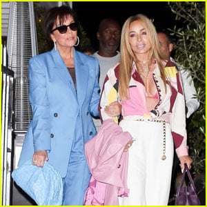Kris Jenner Grabs Dinner with Longtime Friend Faye Resnick in Santa Monica