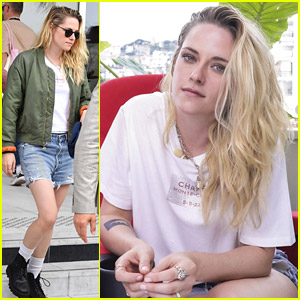 Kristen Stewart Goes Casual For An Interview During Cannes Film Festival 2022