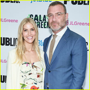 Liev Schreiber & Longtime Girlfriend Taylor Neisen Make Rare Red Carpet Appearance at Public Theater Gala On The Green 2022