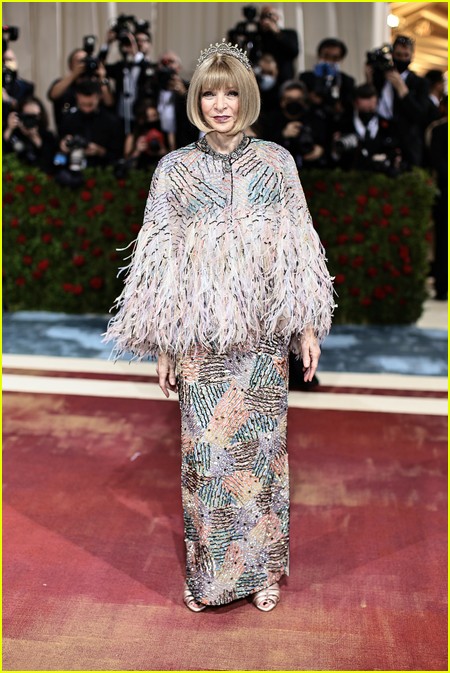 Anna Wintour on the 2022 Met Gala red carpet