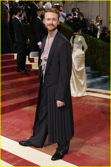 Finneas O'Connell on the 2022 Met Gala red carpet