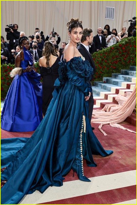 Taylor Hill on the 2022 Met Gala red carpet