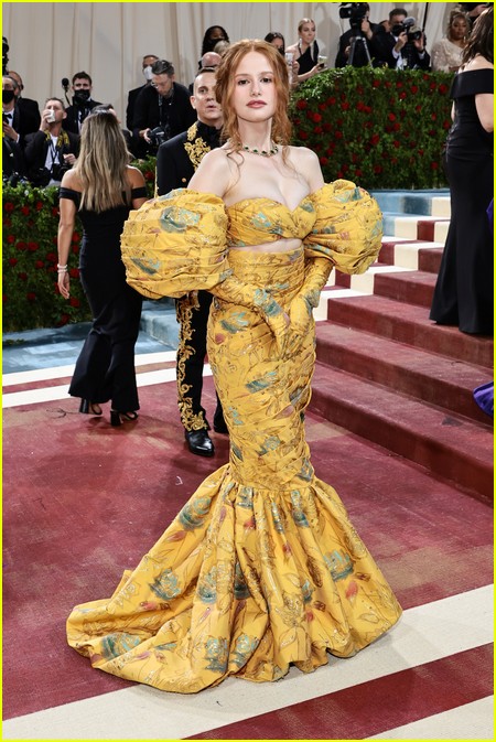 Madelaine Petsch on the 2022 Met Gala red carpet