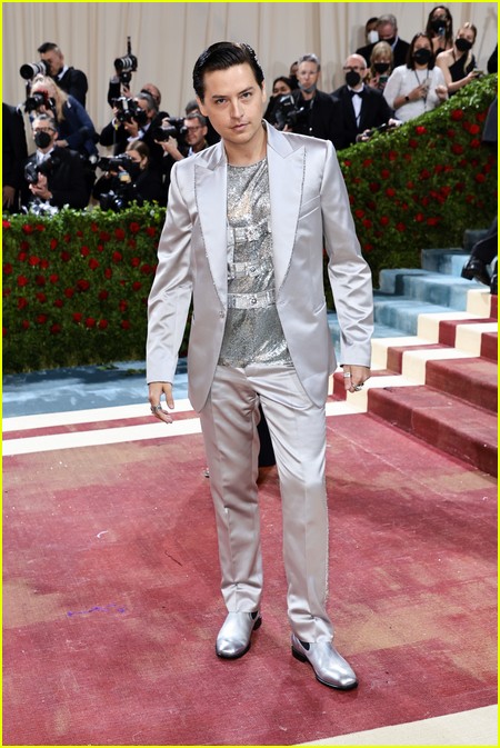 Cole Sprouse on the 2022 Met Gala red carpet