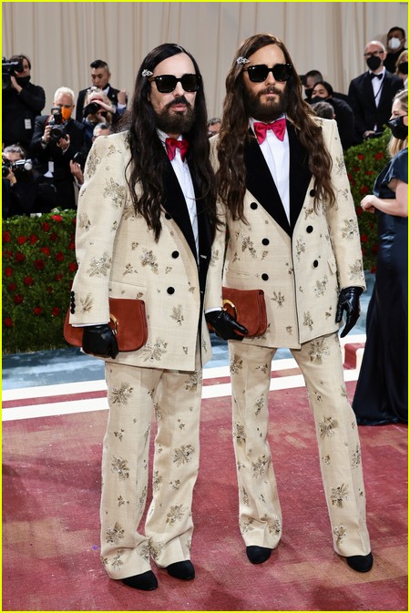 Alessandro Michele, Jared Leto on the 2022 Met Gala red carpet