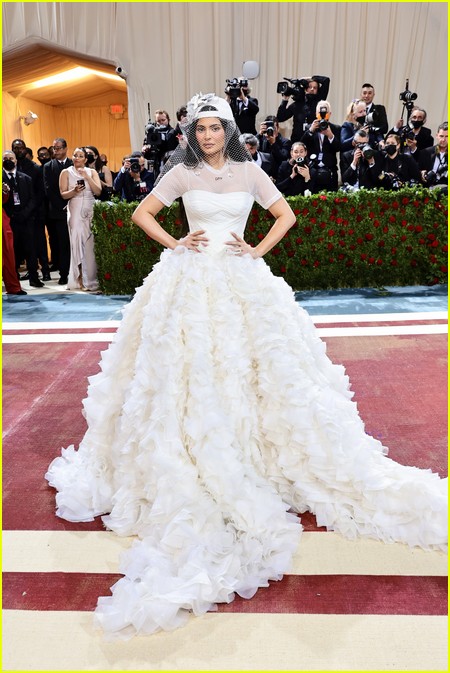Kylie Jenner on the 2022 Met Gala red carpet