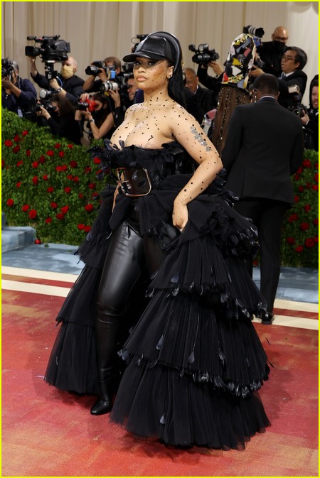 Nicki Minaj on the 2022 Met Gala red carpet